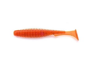 FishUP U-Shad 10cm #049 Orange Citrouille Noir 8 pcs