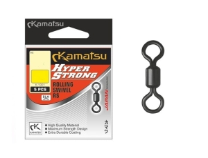Kamatsu HYPER STRONG Émerillon roulant 3/0 100kg - 5 pcs.
