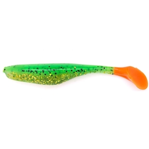 Bass Assassin Walleye Turbo Shad 10cm Fire Tiger 10szt