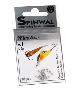 Goupille de sécurité Micro Snap Spinwal n° 1 5kg 10 pcs.