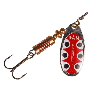 Moulinet DAM Effzett Standard Spinner Silver Black Dot 3g