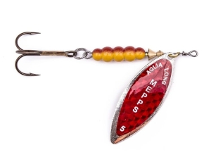 Mepps AGLIA LONG REDBO argent/argent 2/7g