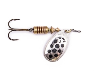 Mepps AGLIA DECOREES argent/points noirs 4/9g