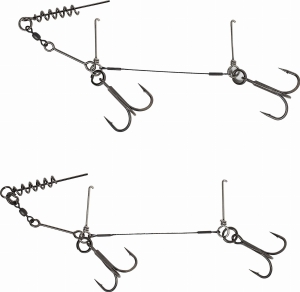 Savage Gear 1x7 TI Corkscrew Stinger 2x#2/0 23kg 1pc