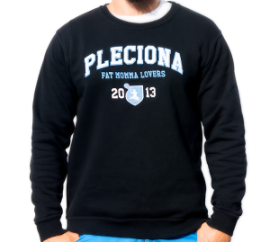 Sweatshirt tressé University Ltd. Fat Momma Lovers - noir