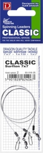 Dragon 7x7 Surflon Classic 12kg/20cm leader 2pcs