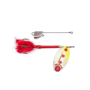 Mepps LUSOX FLUO or/chartreuse 2/16g