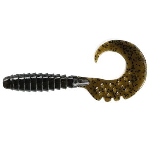 PoissonUP Fancy Grub 2" #043 Pastèque Brune/Noire x10
