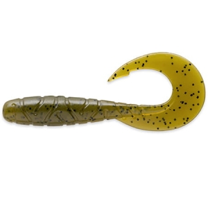 FishUP Mighty Grub 3,5" #074 Green Pumpkin Seed x7