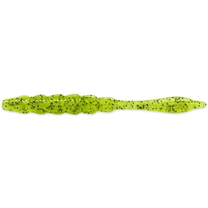 FishUP écailleux FAT 3,2" #055 Chartreuse/Noir 8pcs