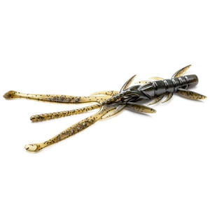 Crevettes FishUP de 3 pouces #043 Pastèque Marron/Noir 9 pièces