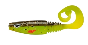 Berkley Sick Curl 8cm Marron Chartreuse 1pc