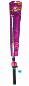 Canne à pêche pour enfants Shakespeare Cosmic Spinning COMBO 1.40m ML PINK