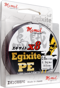 MOMOI Egixite tresse 0.16mm/8.1kg 135m gris