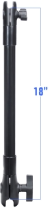 RAM Socket Arm W/ 1.5" and 1" Socket - 18" (bras à douille RAM avec douille 1.5" et 1")