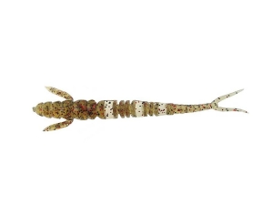 FishUP Flit 4,1cm #045 Green Pumpkin Red Black 10pcs