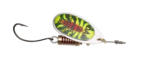 DAM SINGLEHOOK SPINNER #2 4g SINKING FIRETIGER UV