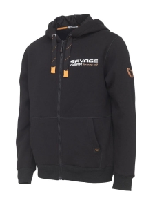 Savage Gear Urban Zip Hoodie XL Black Ink