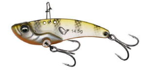 SG CICADA VIB BLADE OLIVE ARGENT RAYURES 5.5cm 14g