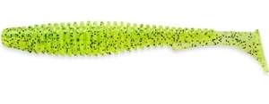 FishUP U-Shad 3"#055 - Chartreuse/Noir