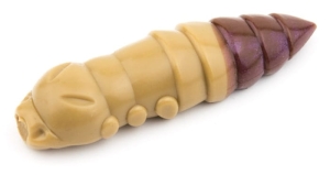Pupa de poisson 1,5" #138 - Lait au café/Vers de terre 8pcs