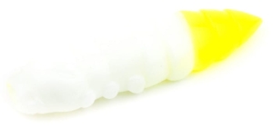 FishUP Pupa 1.2" #131 - Blanc/Chartreuse chaude10pcs
