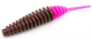 FishUP Tanta 2,5" #139 - Ver de terre/rose vif