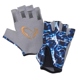 Savage Gear Marine Half Glove Sea Blue XL