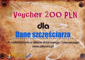 CHÈQUE CADEAU D'UNE VALEUR DE 200 PLN