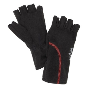 DAM WINDPROOF HALF FINGER GLOVE BLACK - L