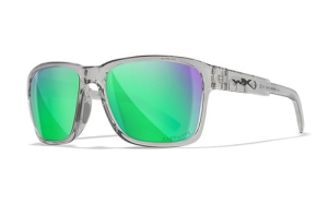 Wiley X TREK Capt Vert Miroir Brillant Cristal Clair