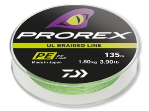 Daiwa Prorex UL Finesse 0.25PE Chartreus ligne tressée