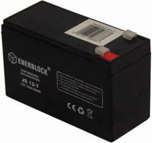 AGM ENERBLOCK 12V 7AH JS12-7 GEL BATTERY