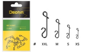 Delphin Connecteur sans noeuds C-02/10pcs BN/XS