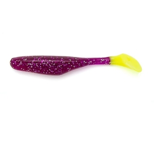 Bass Assassin 4" Walleye Purple Canary 10szt
