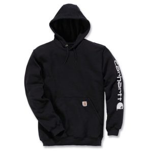 Carhartt Midweight Sleeve Logo Hood Black XL