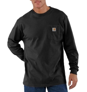 Carhartt Heavyweight T-Shirt Manches Longues Noir M