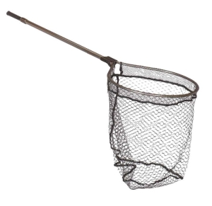 Savage Gear épuisette ovale avec filet caoutchouté 46x56cm longueur 95-150cm