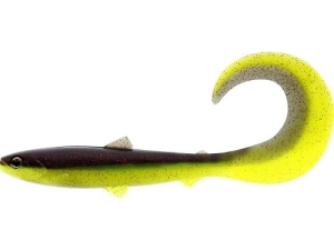 BullTeez Curltail 10cm 6g Noir/Chartreuse