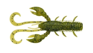 Pulse Realistic Craw Hollow Green Olive 10cm 6pcs