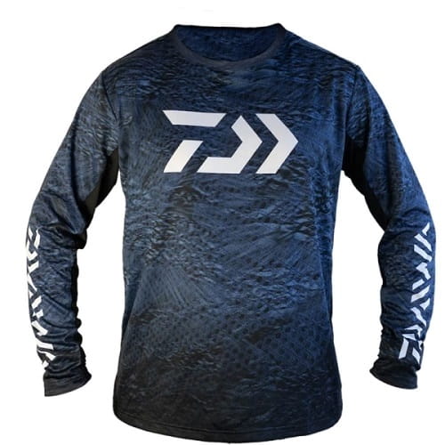 Daiwa T-shirt D-Vec Sunp LS Shirt Navy.jpg