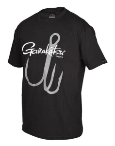 Gamakatsu T-Shirt Treble 13 Noir M