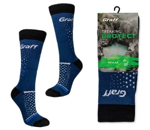 Graff Chaussettes Mérinos Trekking Protect Roz 47-49