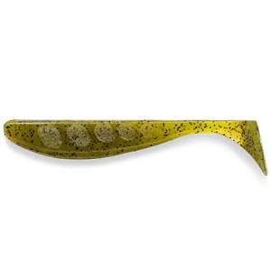 FishUP Wizzle Shad 3" #074 #074 Green Pumpkin Seed 8pcs