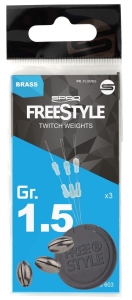 SPRO Freestyle Twitch Weights Kit 1.5g 3pcs