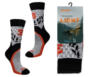 Chaussettes de trekking Graff en laine mérinos Light39-42