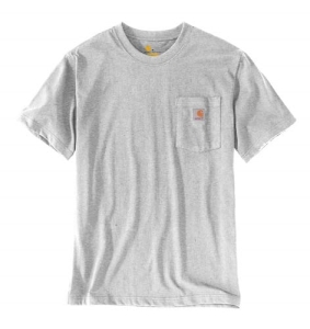 Carhartt K87 Pocket Heather Grey XL T-shirt