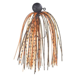 BALZER Skirted Jig Green Pumpkin Amber Red #1 7g