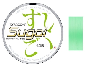 Tresse Dragon Sugoi 0.044mm 2.68kg Vert fluo