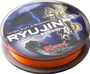 Fil tressé MOMOI Ryujin 300m 0.10mm 9kg Orange